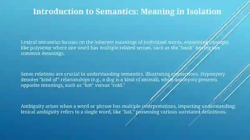 Semantics 3