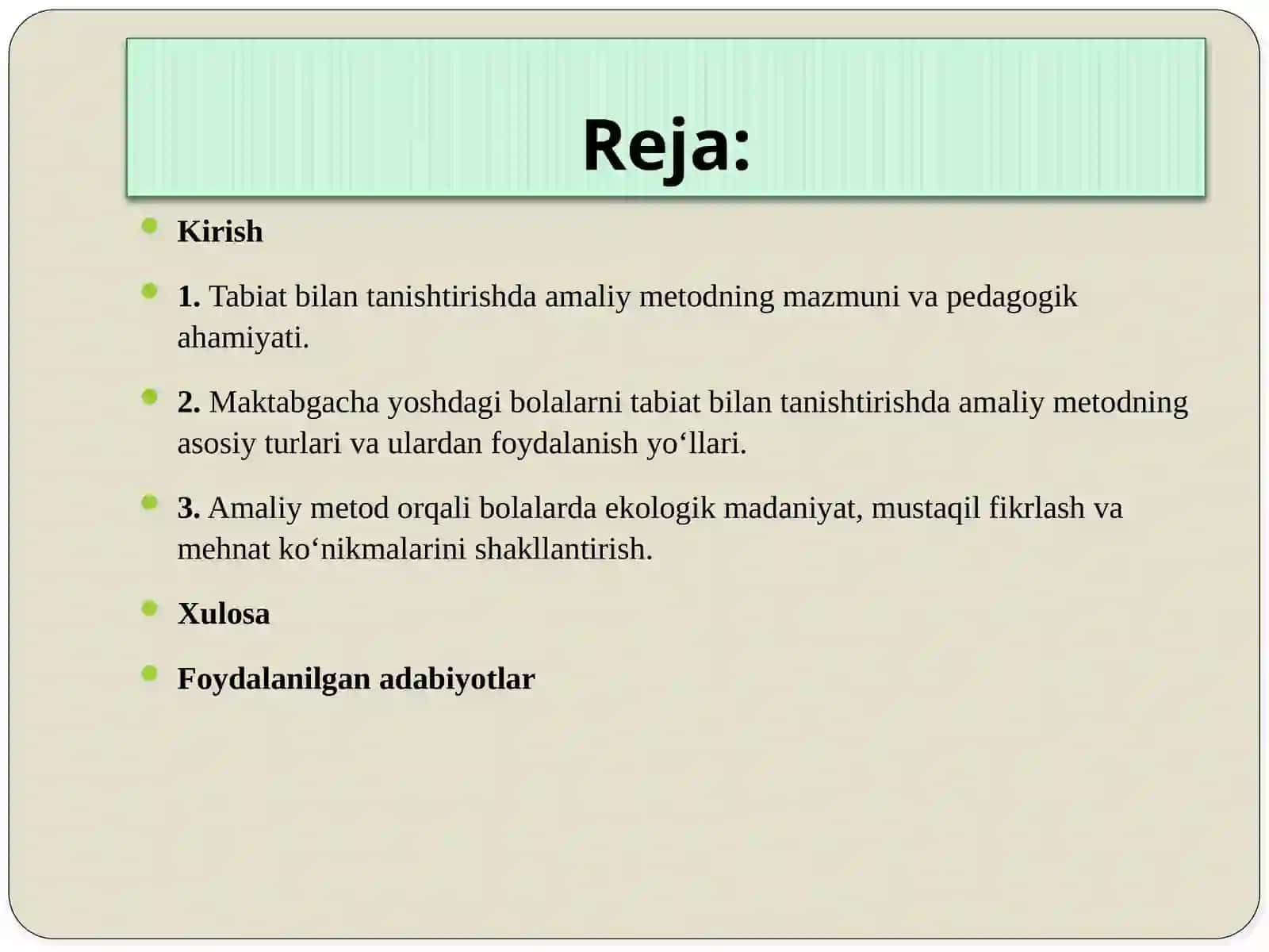 [Amaliy metod] 3