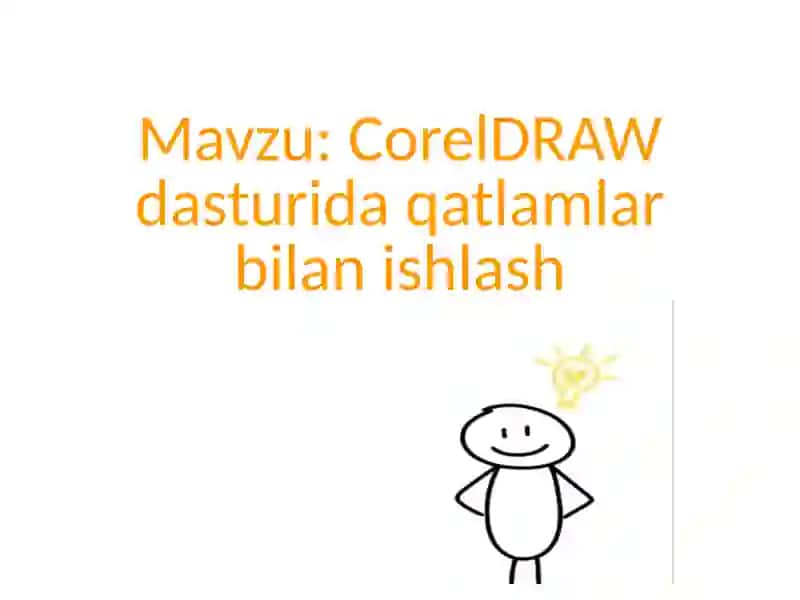 corledrawda qatlamlar bilan ishlash 3