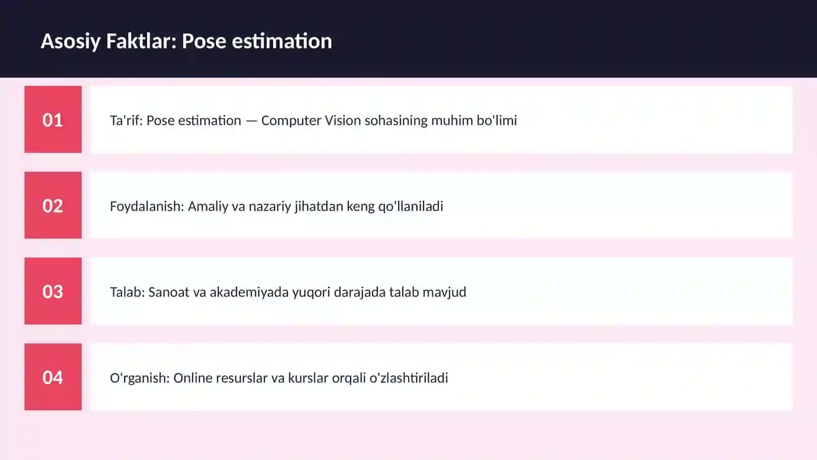 Pose estimation 3