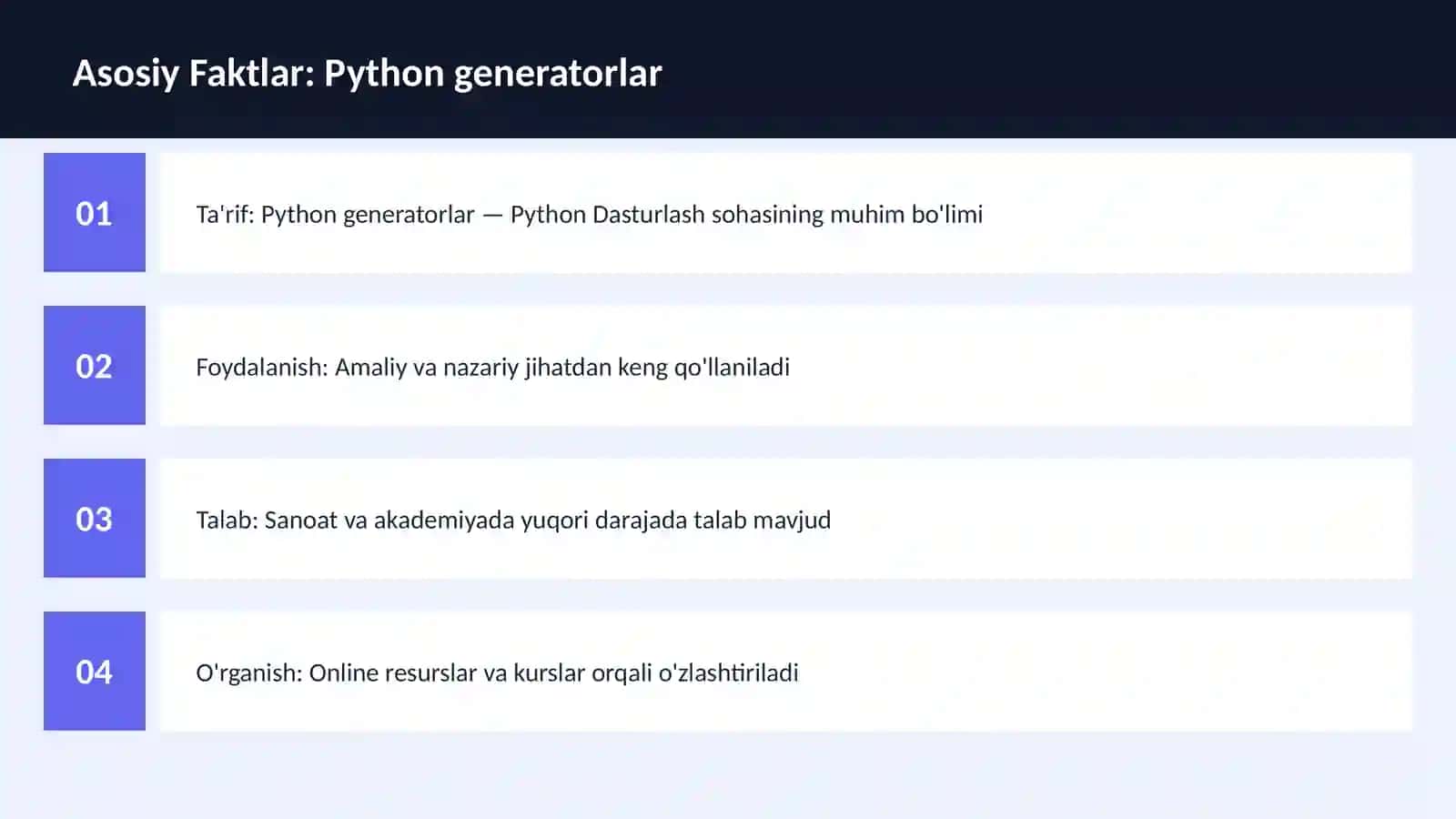 PYTHON DASTURLASH 3