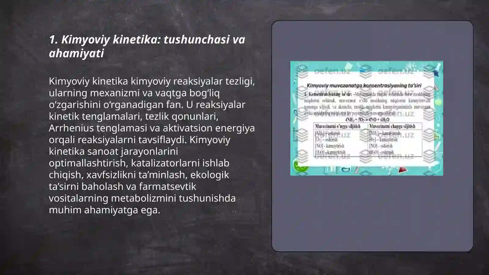 Kimyoviy kinetika 3