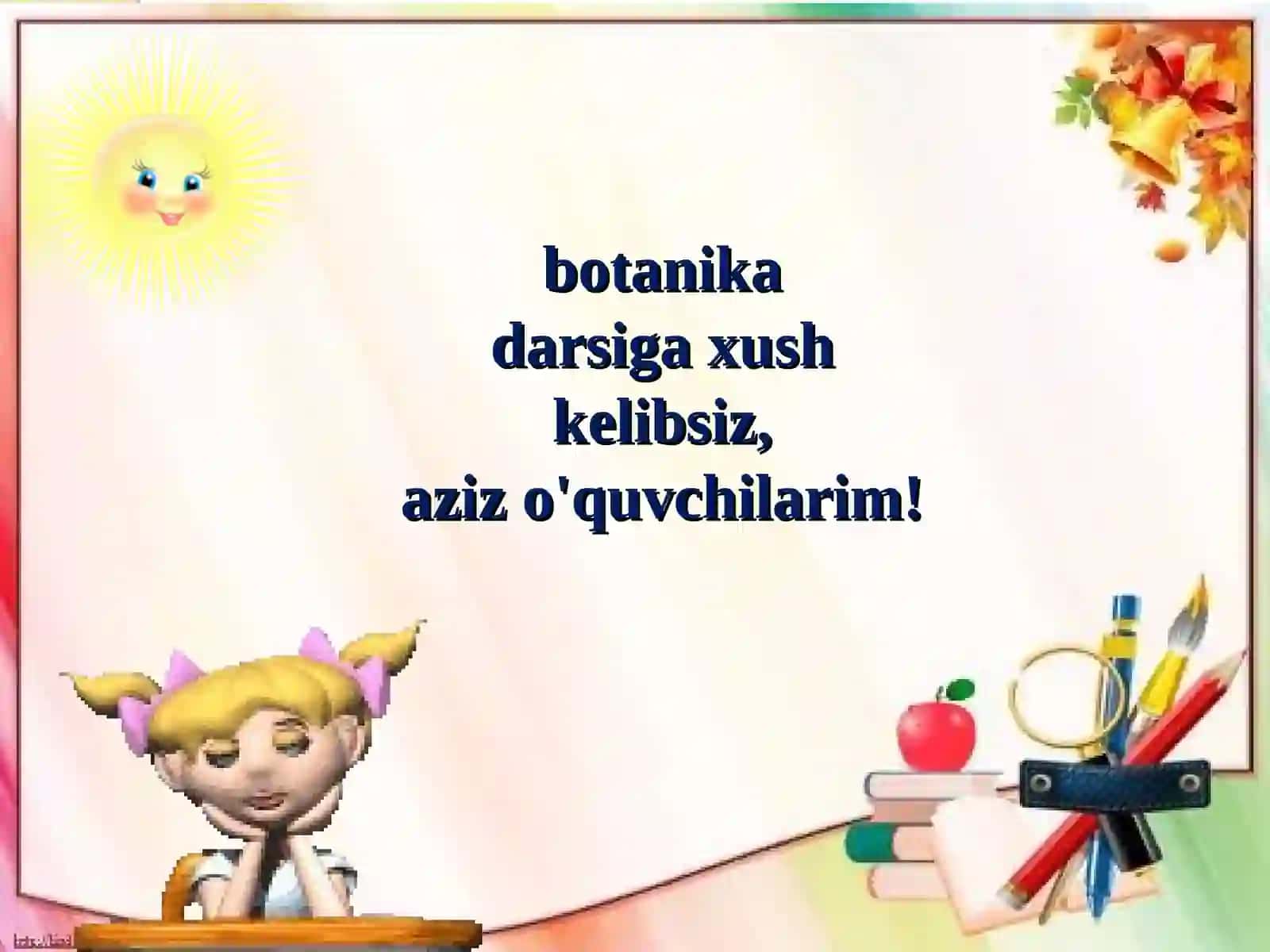 Novdada barglarning joylashuvi 3