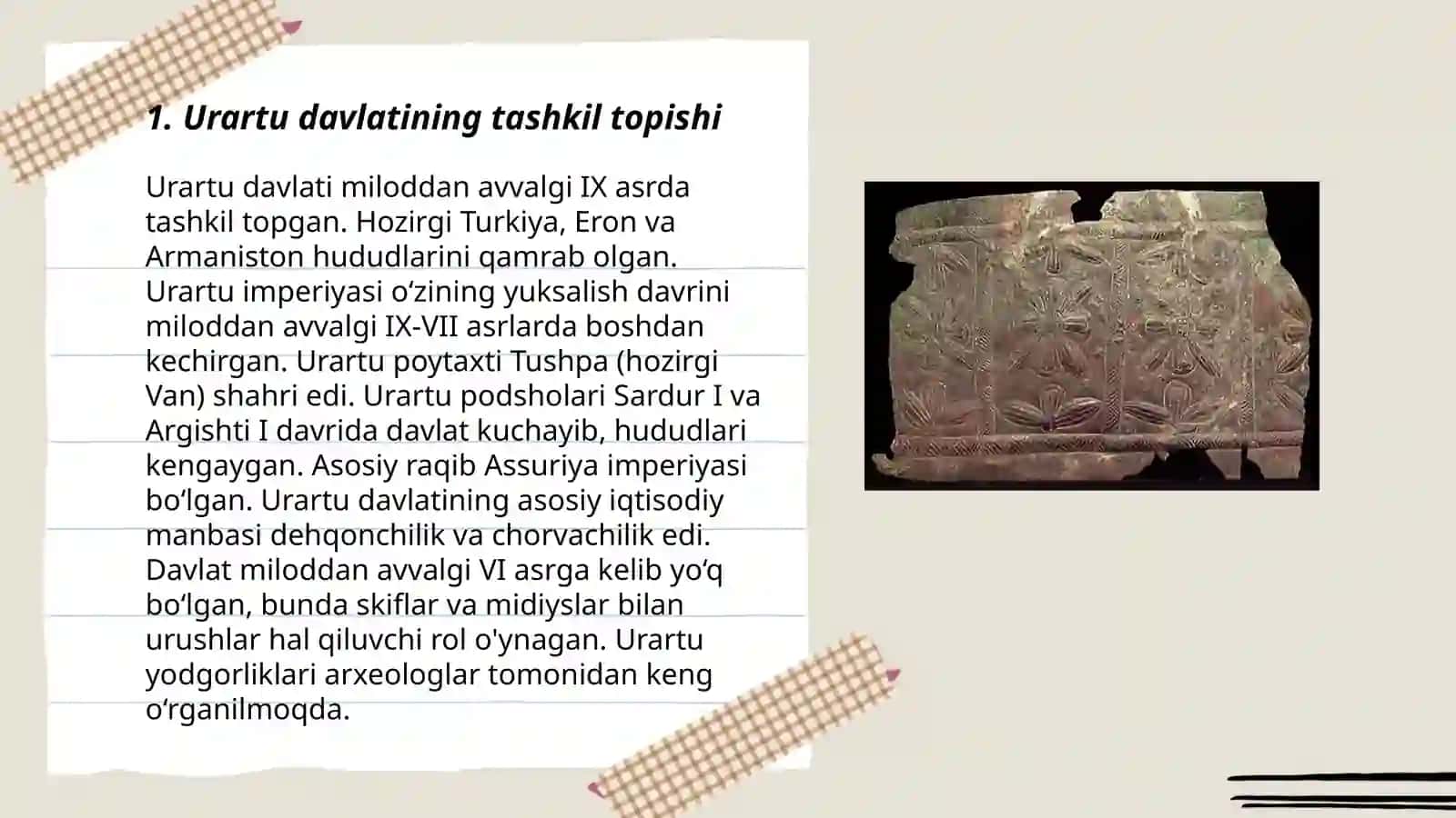 Urartu manbashunosligi 3