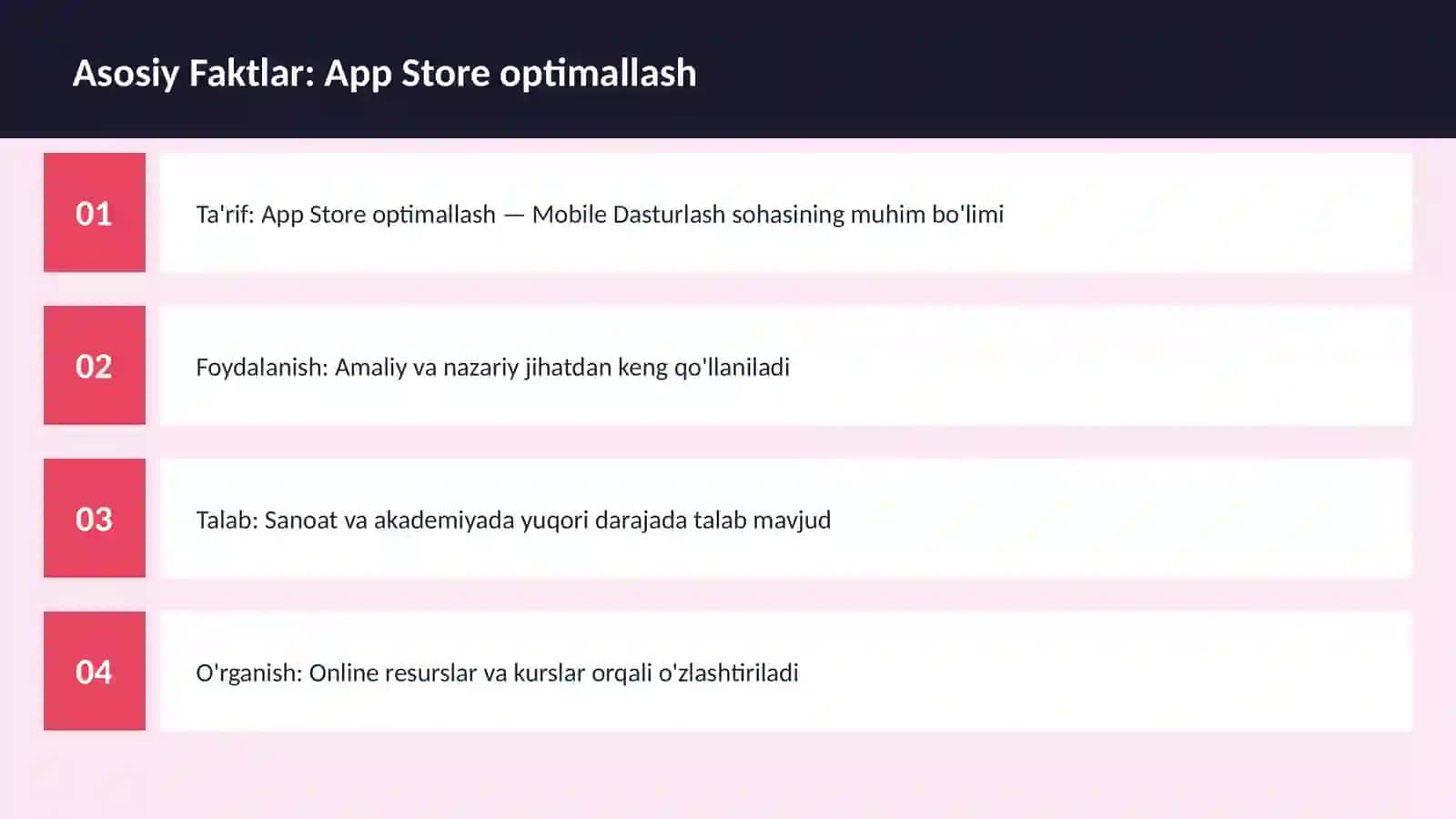 App Store optimallash 3