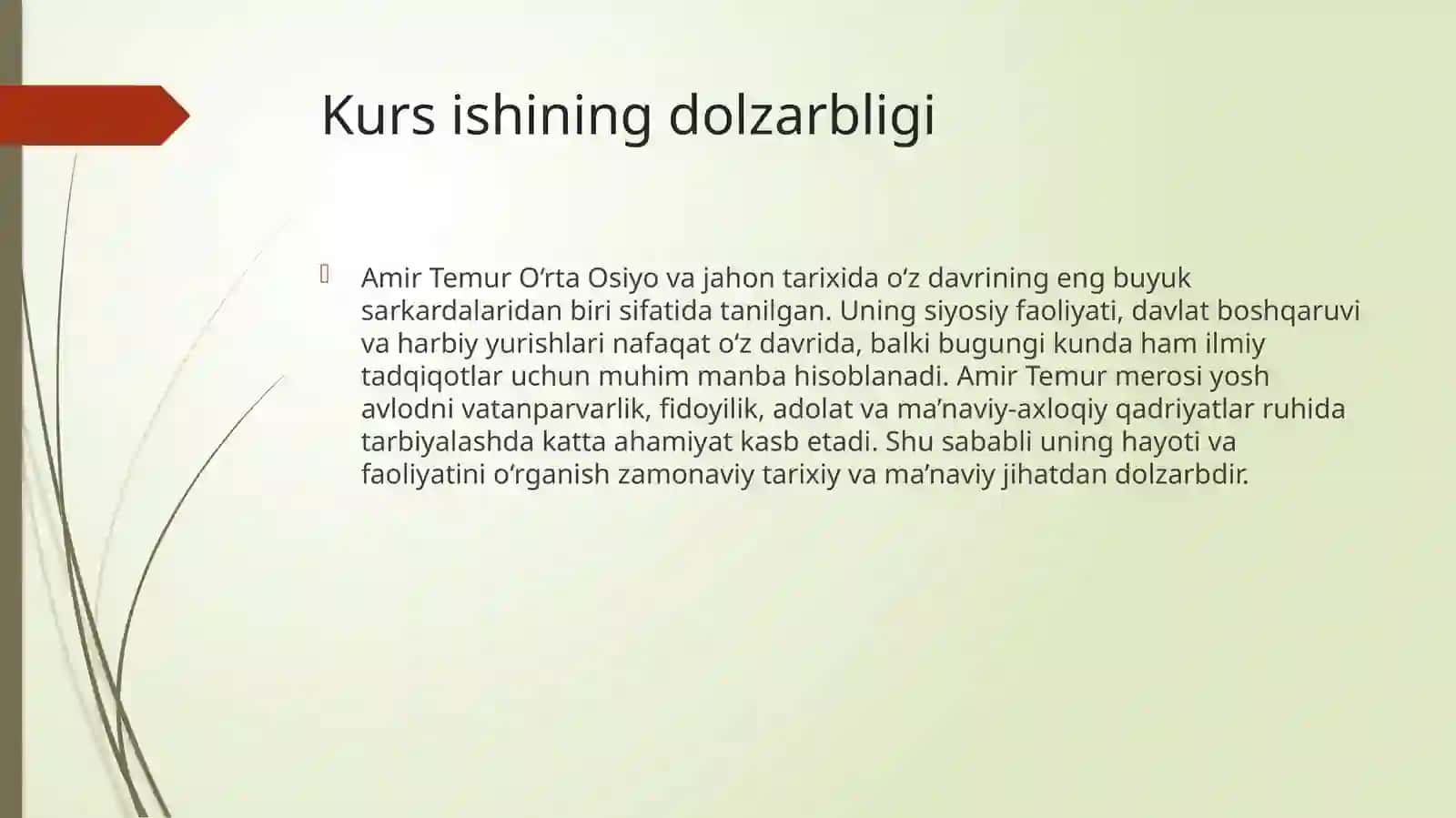 Amir Temurning hayoti va siyosiy faoliyati 3