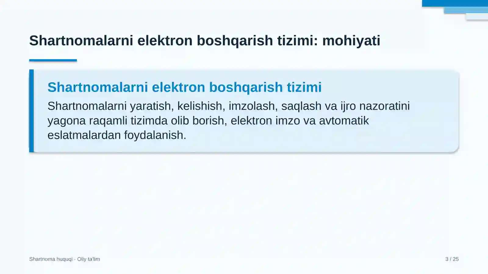 Lizing kompaniyalarida shartnomalarni elektron shaklda boshqarish tizimi 3