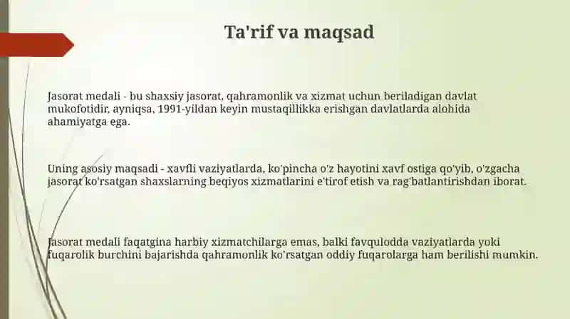 “Jasorat” medali 3