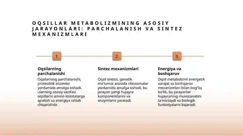 Oqsillar metobolizmi 3