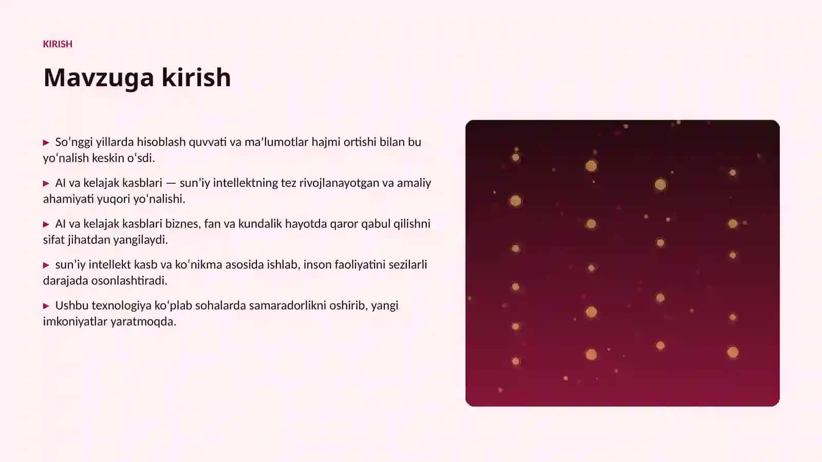 SUNʼIY INTELLEKT • PROFESSIONAL TAQDIMOT 3