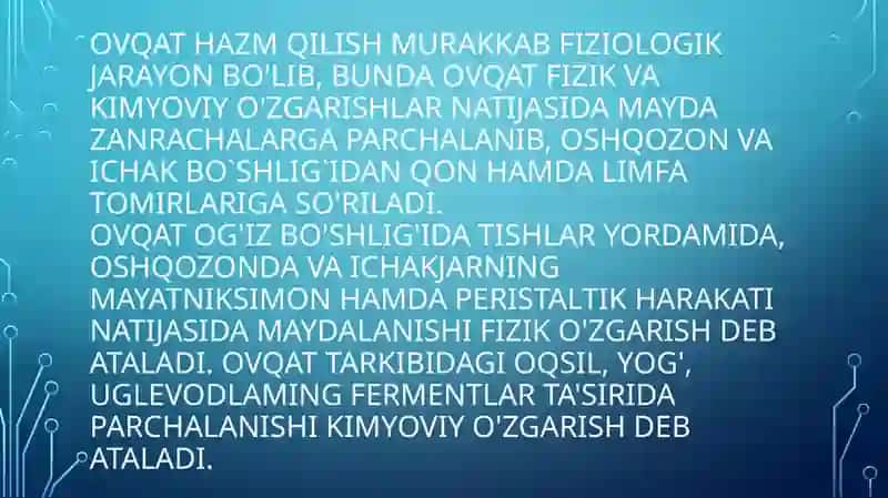 XAZIM TIZIMI KASALIKLARI BILAN KASALANGAN BEMORLARNI PARVARISHI VA KUZATISH. XAZIM TIZIMIDAGI KASALIKLARIDA KUZATILADIGAN ASOSIY PATALOGIK SIMPTOMLAR. HUQNALAR. AMALGA OSHIRISH METODIKASI. LABAROTOR TEKSHIRUVLAR UCHUN BIOLOGOK MATERIALARNI YIGISH QOIDALARI 3