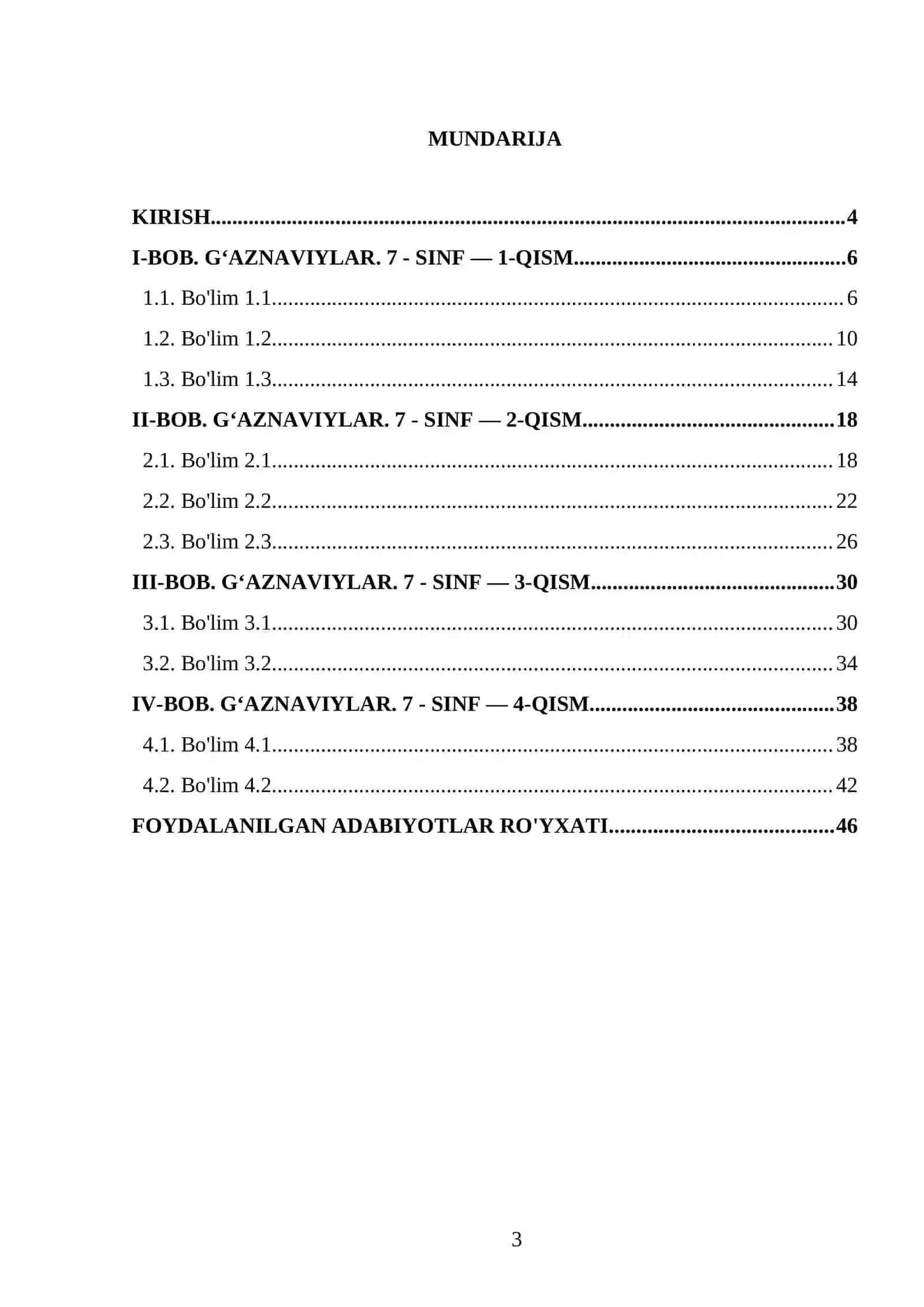 G‘AZNAVIYLAR. 7 - SINF 3