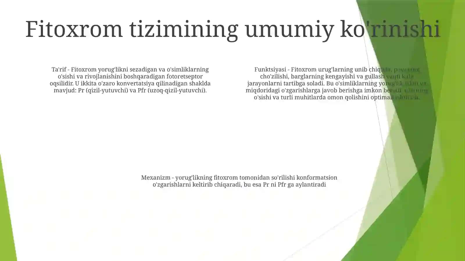 Fitoxrom Tizimi 3