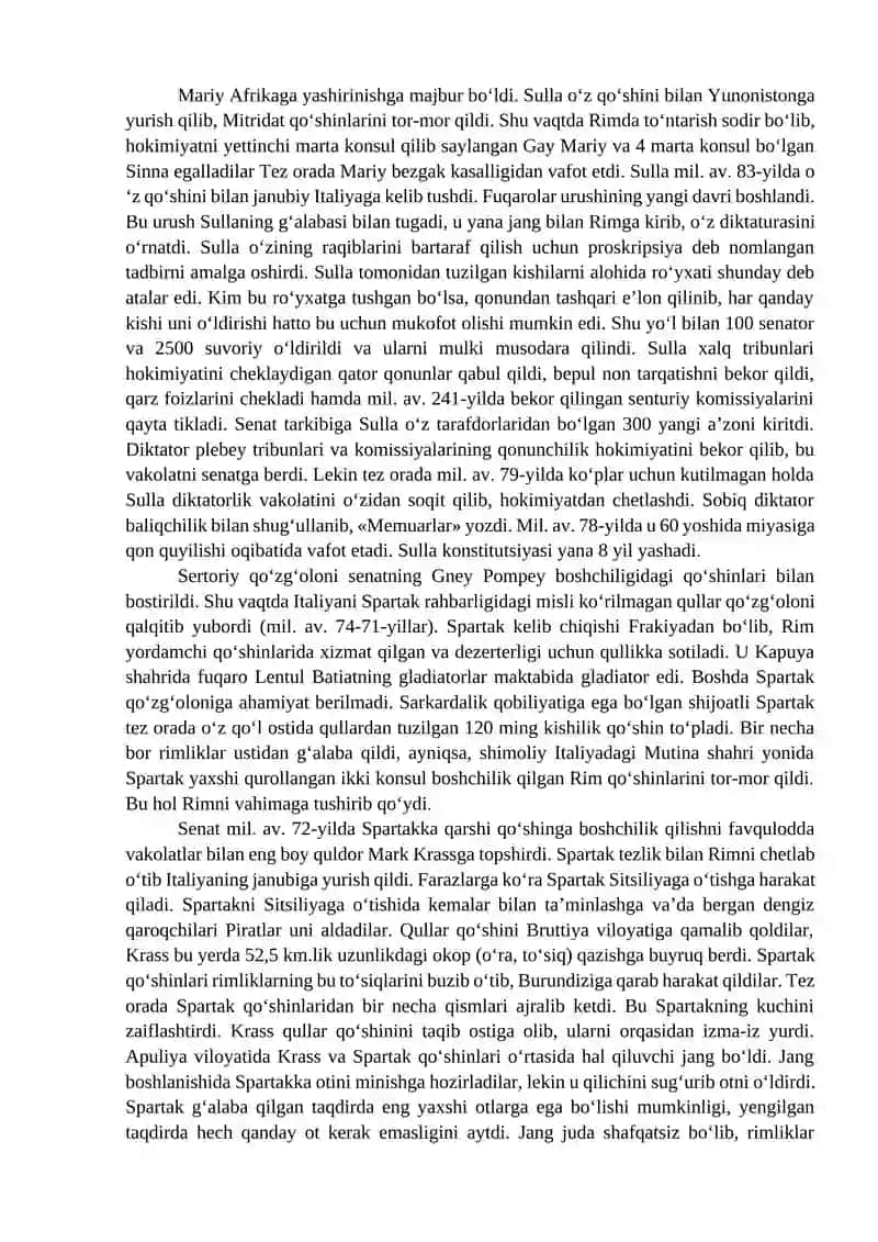 Rim Respublikasini tushkunligi 3