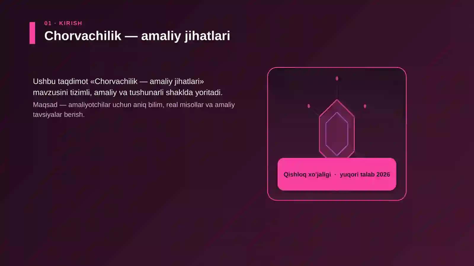 Chorvachilik — amaliy jihatlari 3