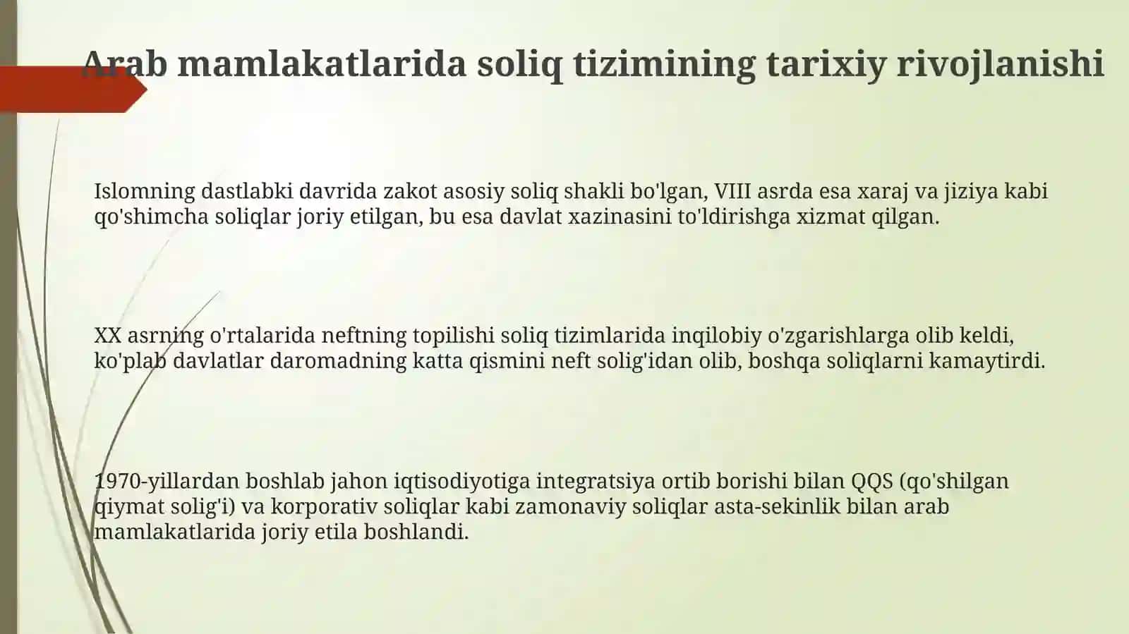 Arabdavlatlarida soliq tizimi 3