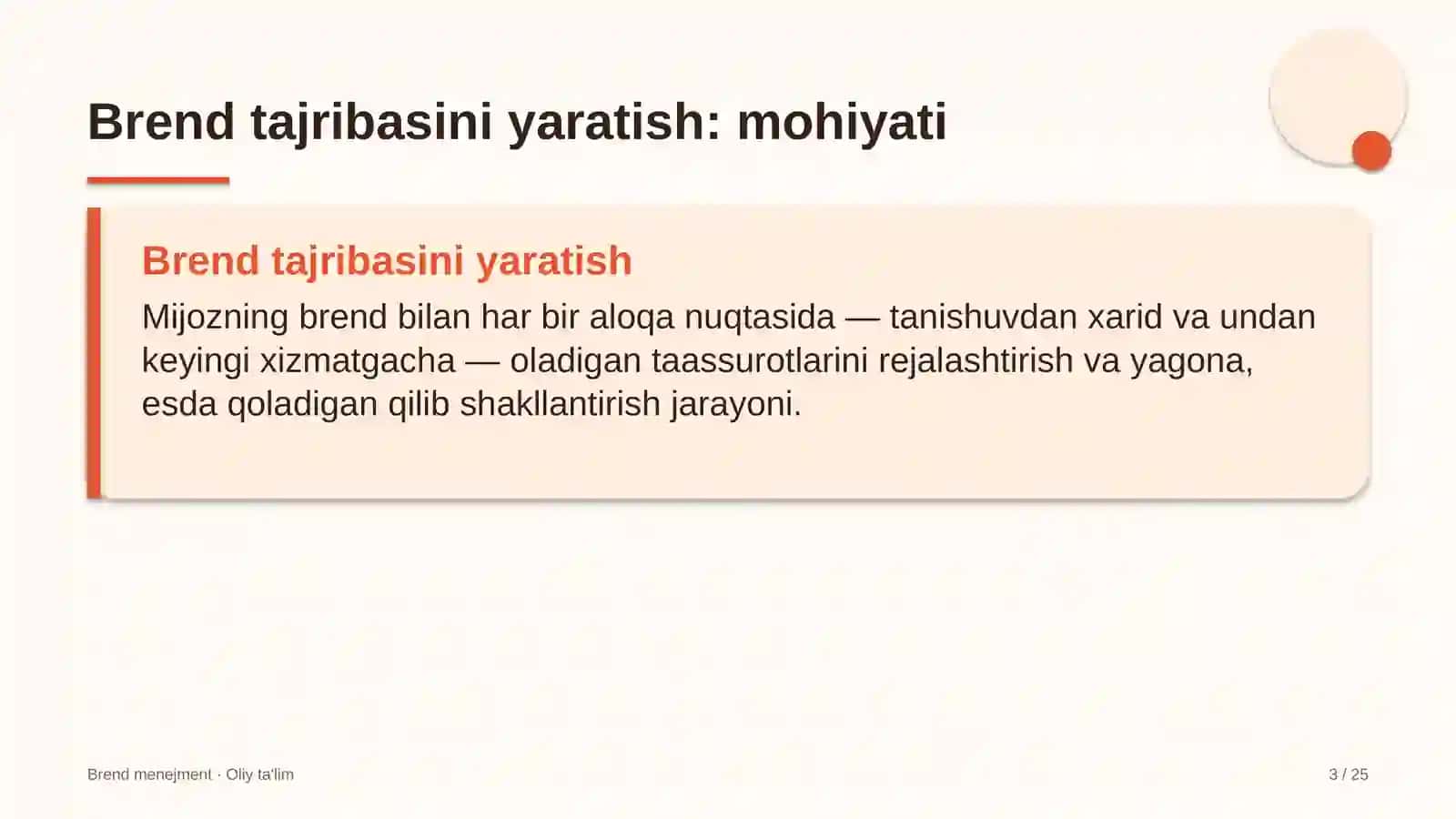 Keytering xizmatida brend tajribasini yaratish 3