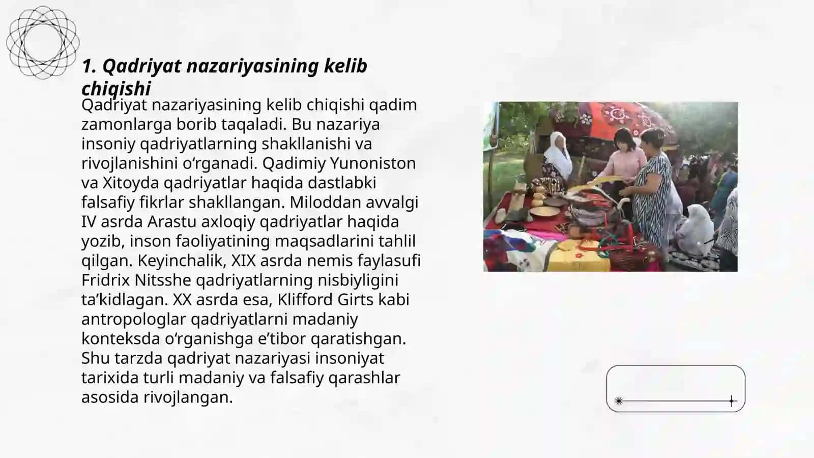 Qadriyat nazariyasining shakllanish tarixi 3