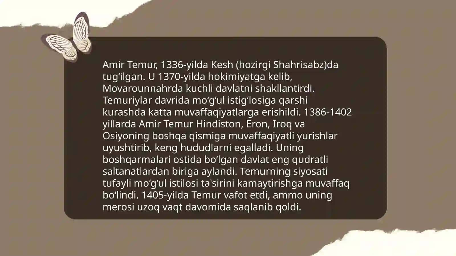 AMIR TEMUR HARBIY YURISHLARI 3