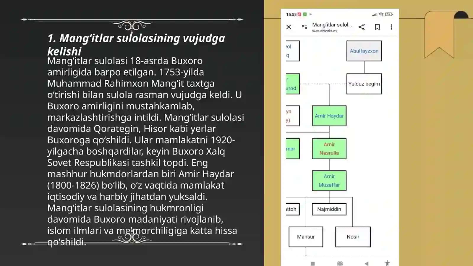 Mangʻitlar sulolasining vujudga kelishi 3