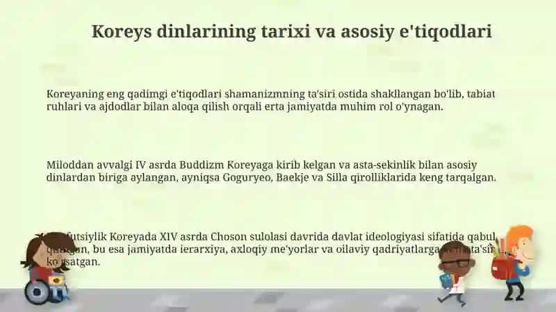 Koreya dini va eʼtiqodi davletova 3