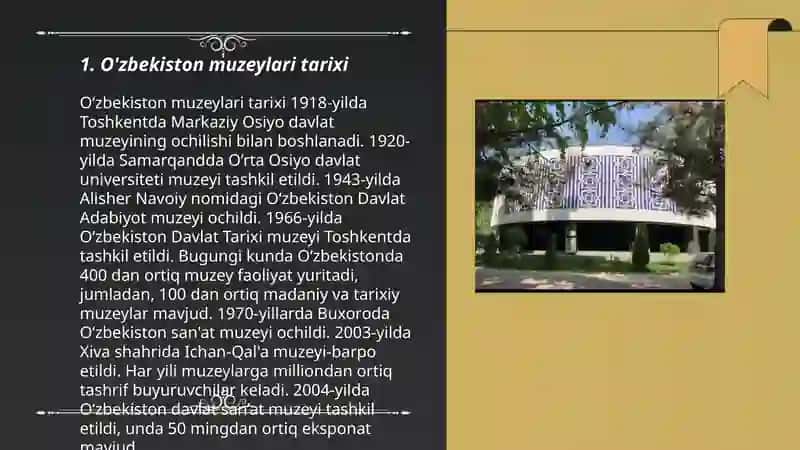 O'zbekiston Muzeylari 3