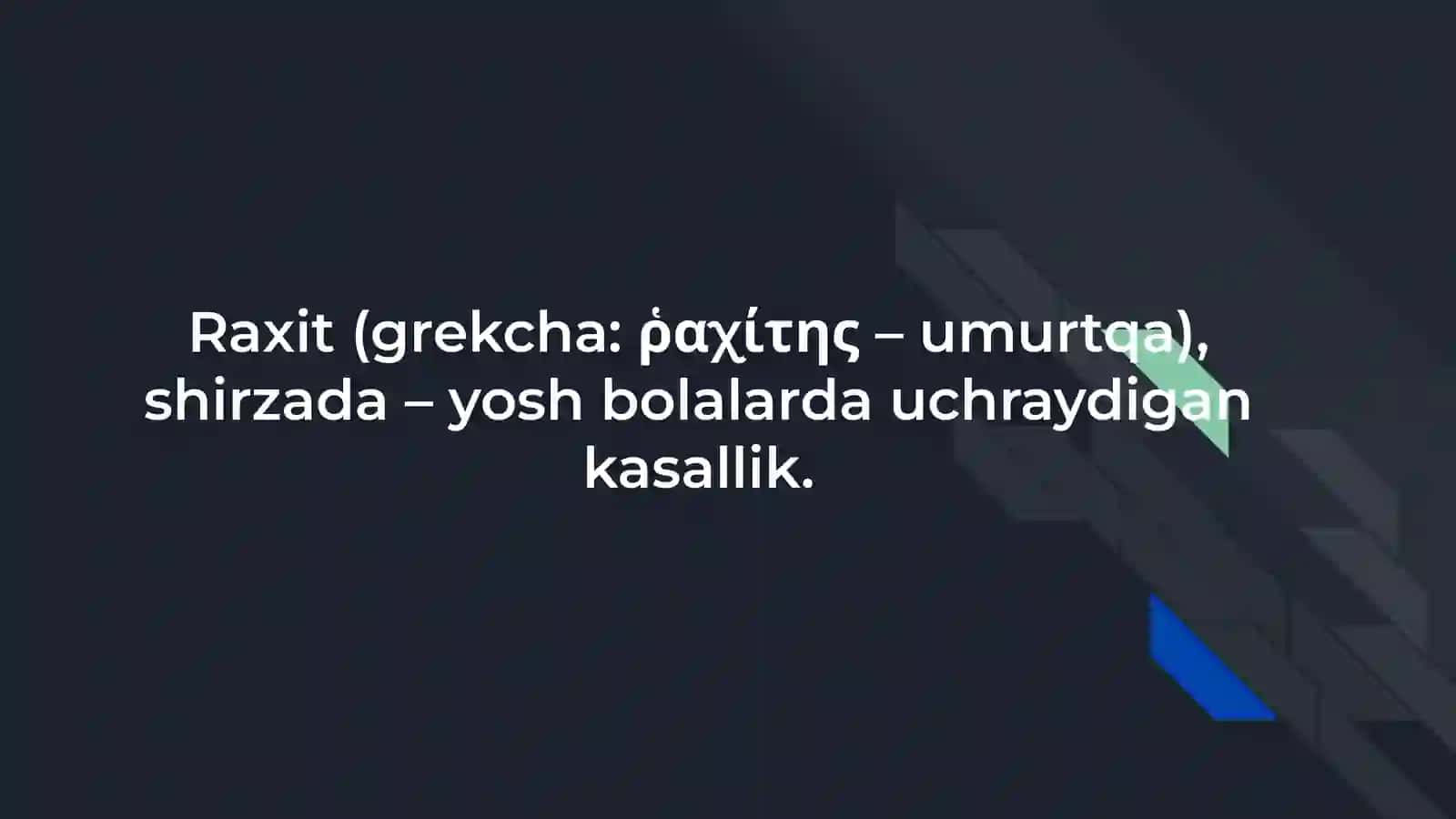 Raxıt kasallıgı 3