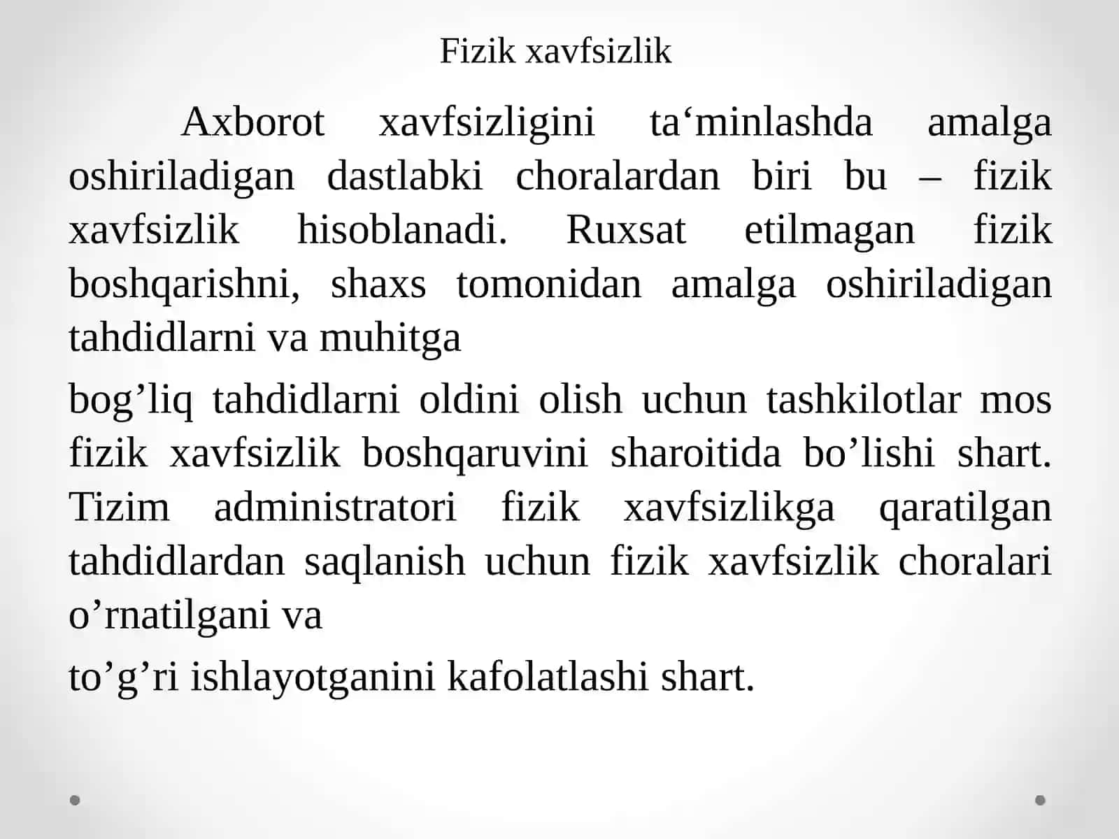Axborot xavfsizligi asoslari 3