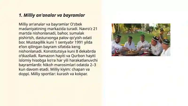 Milliy an'analar va bayramlar 3