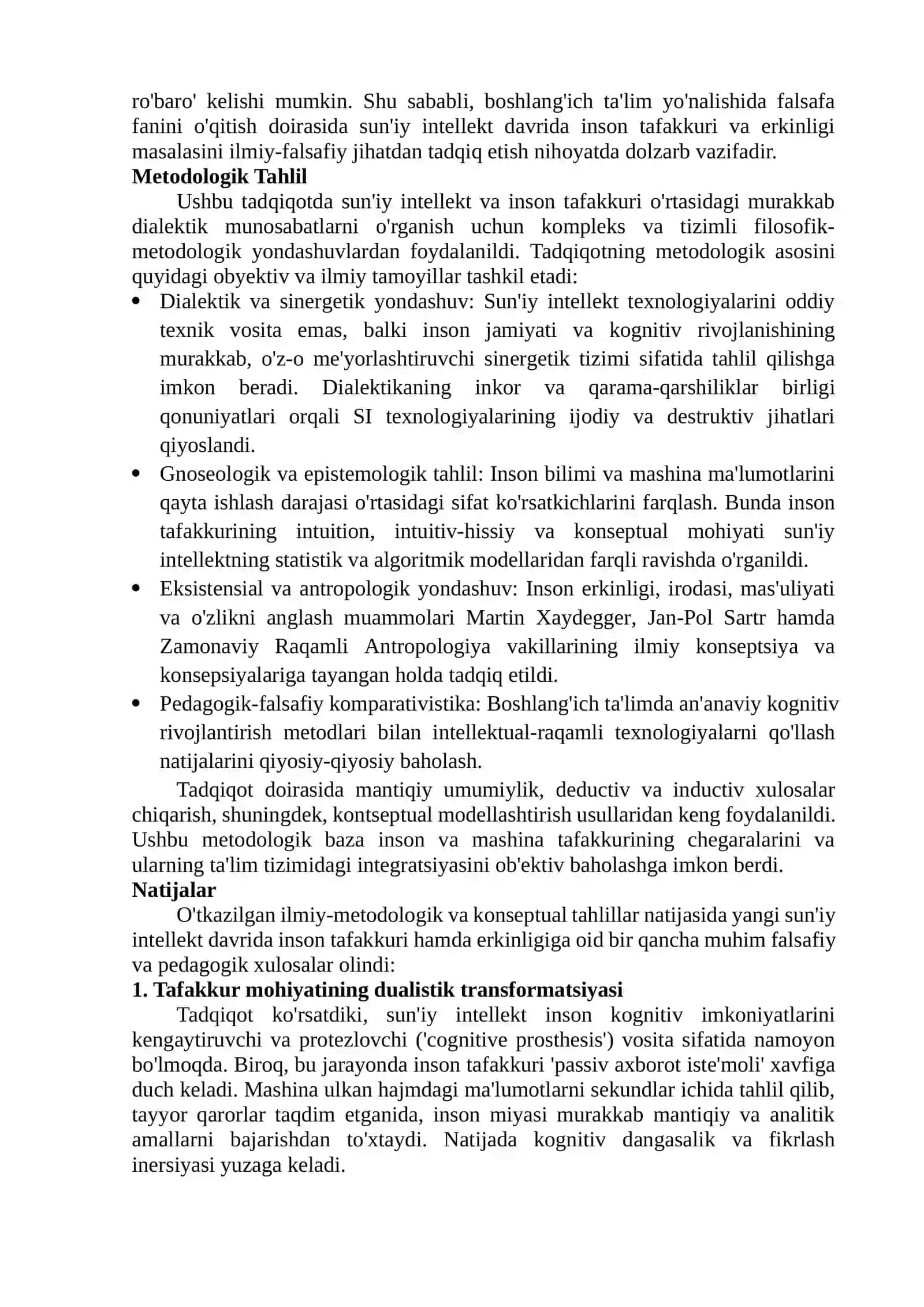 Insoniyat kelajagining falsafiy muammolari 3