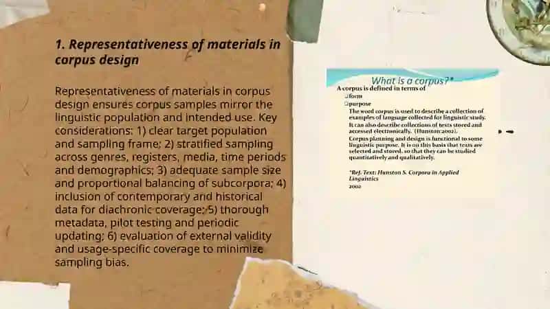 Principles of Corpus Design 3
