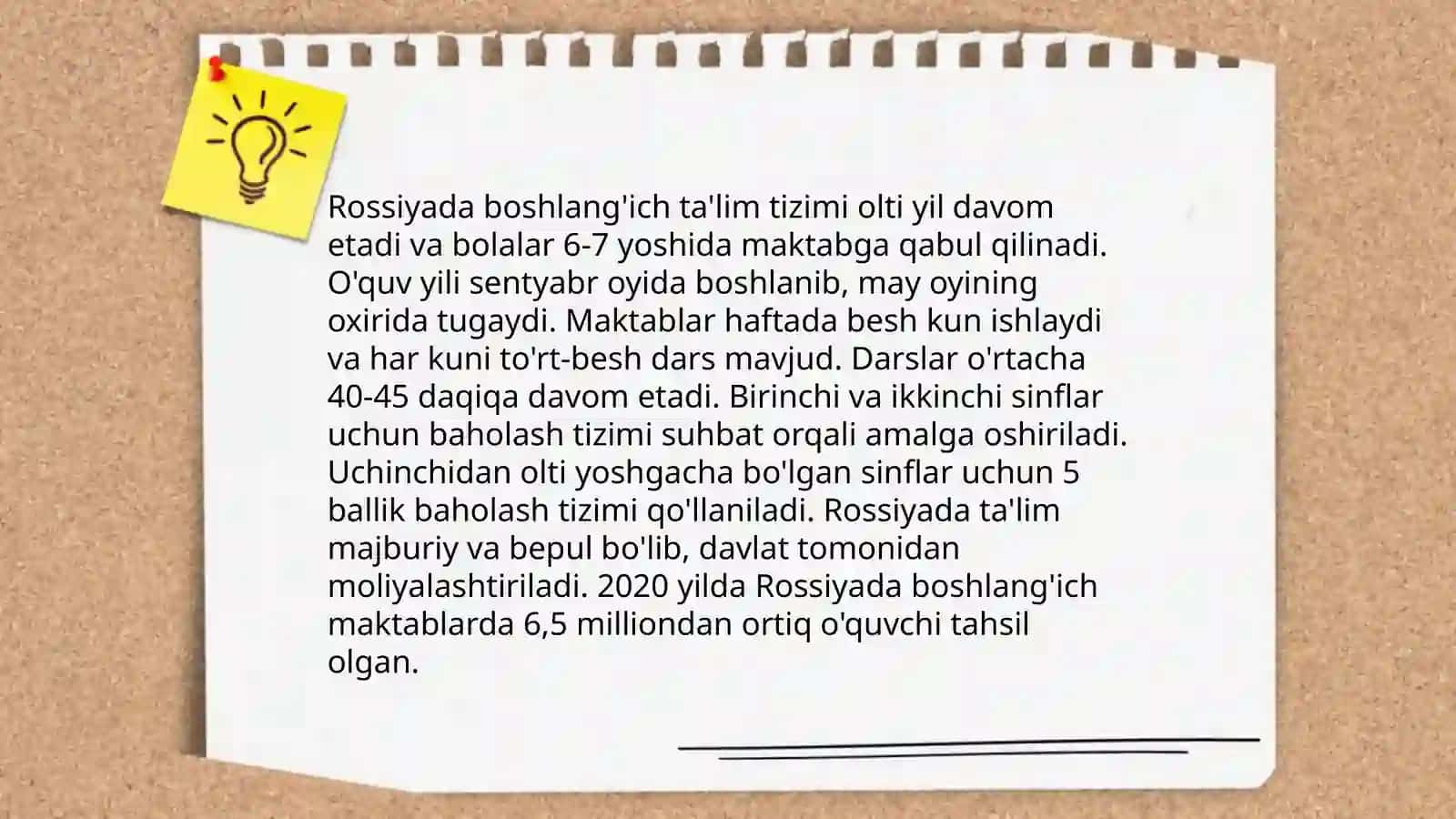 Rossiya Federatsiyasida boshlang'ich ta'lim 3