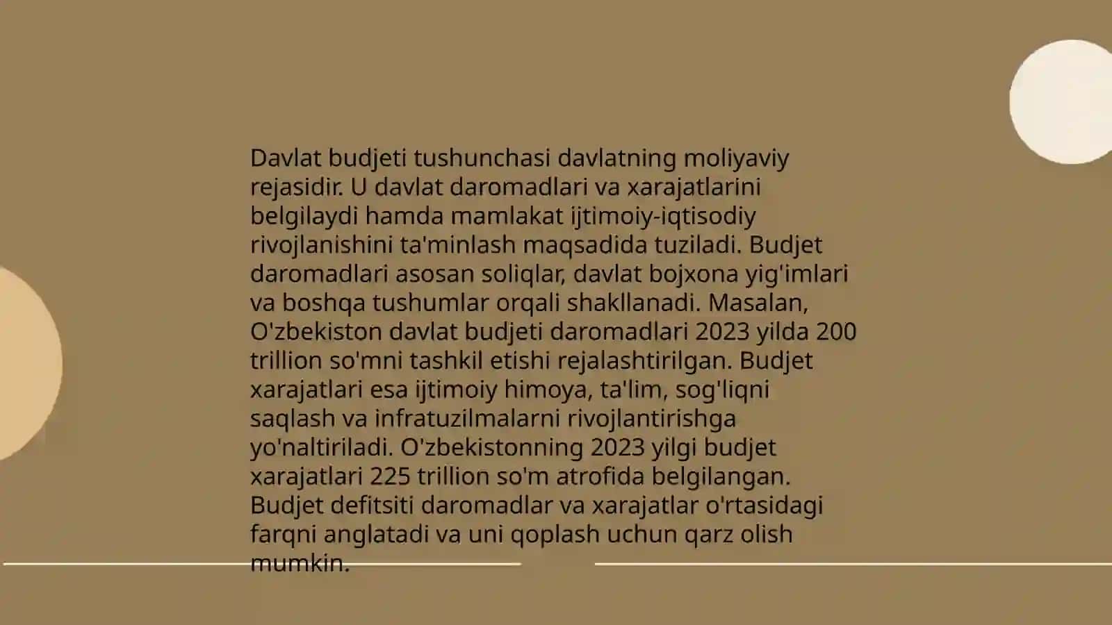 Davlat budjeti soliqlar va davlat qarzi 3
