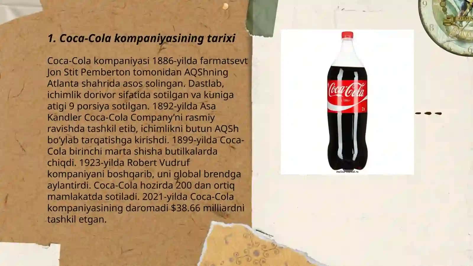 Coca-Cola kompaniyasining tarixi 3