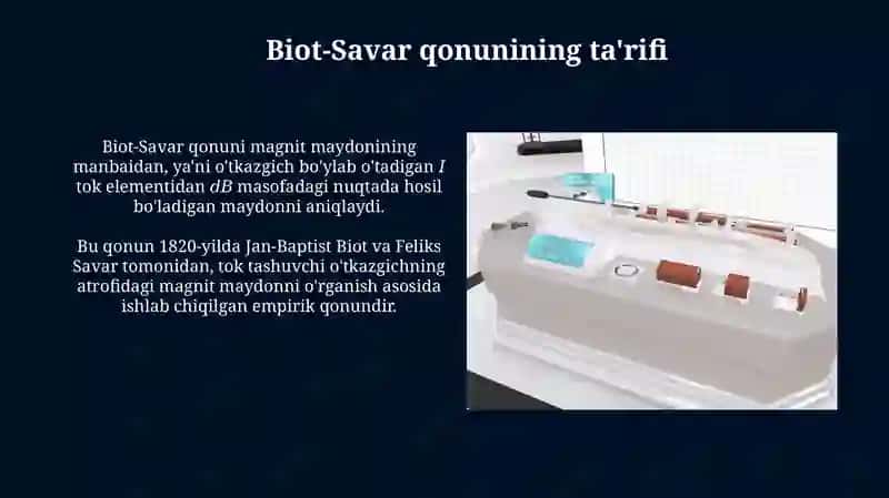 Bio-Savart-Laplas qonuni 3