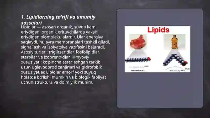 Lipidlar 3