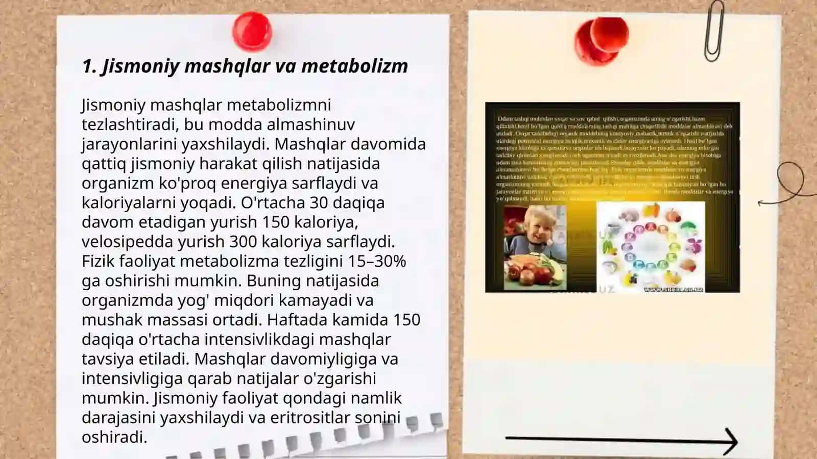 Jismoniy mashqlar va metabolizm 3