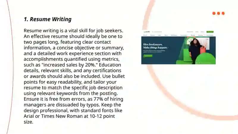 Resume Writing 3