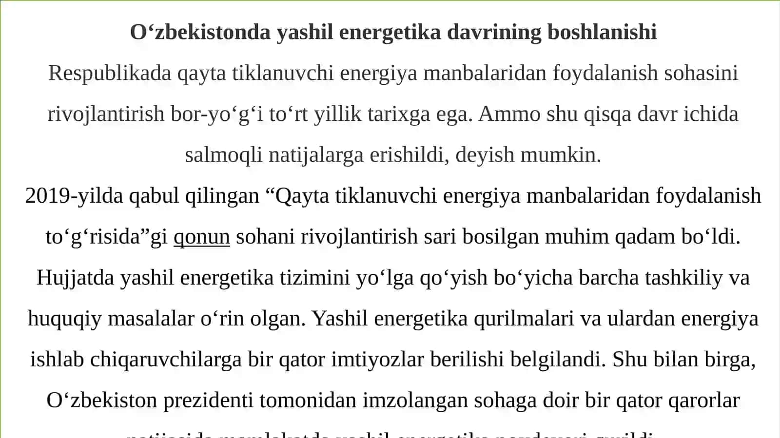 Yashil energetika 3