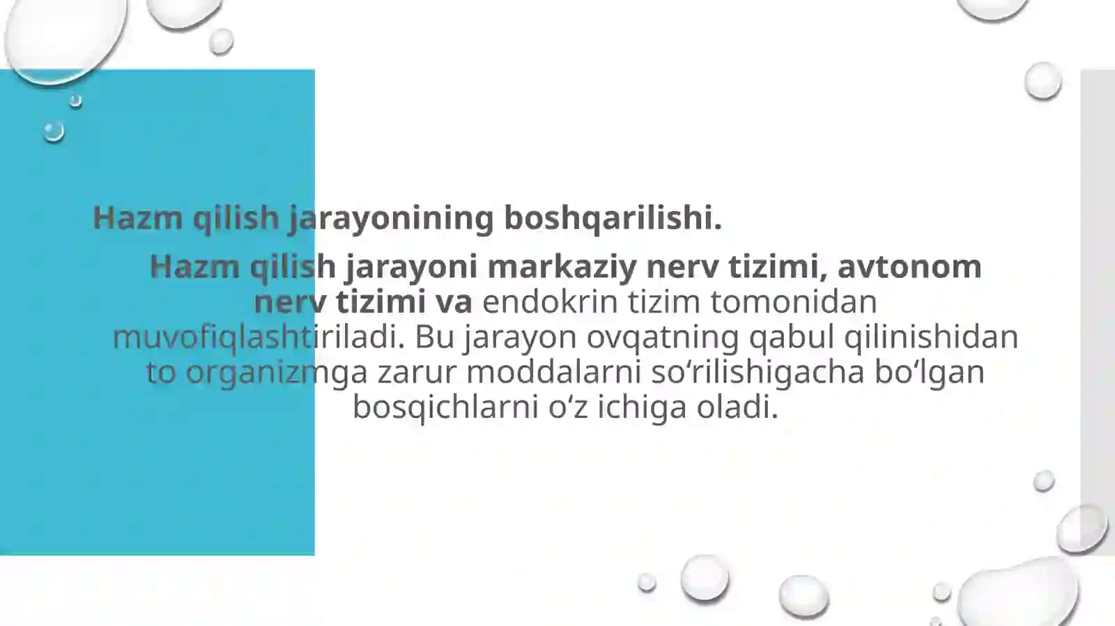 Hazimlanish jarayoning boshqariluvi 3