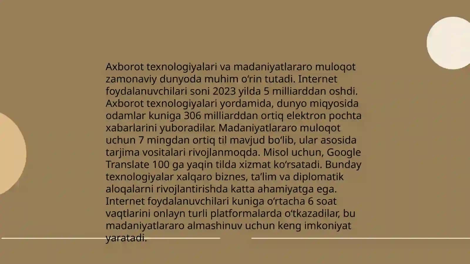 Axborot va madaniyatlararo muloqot 3