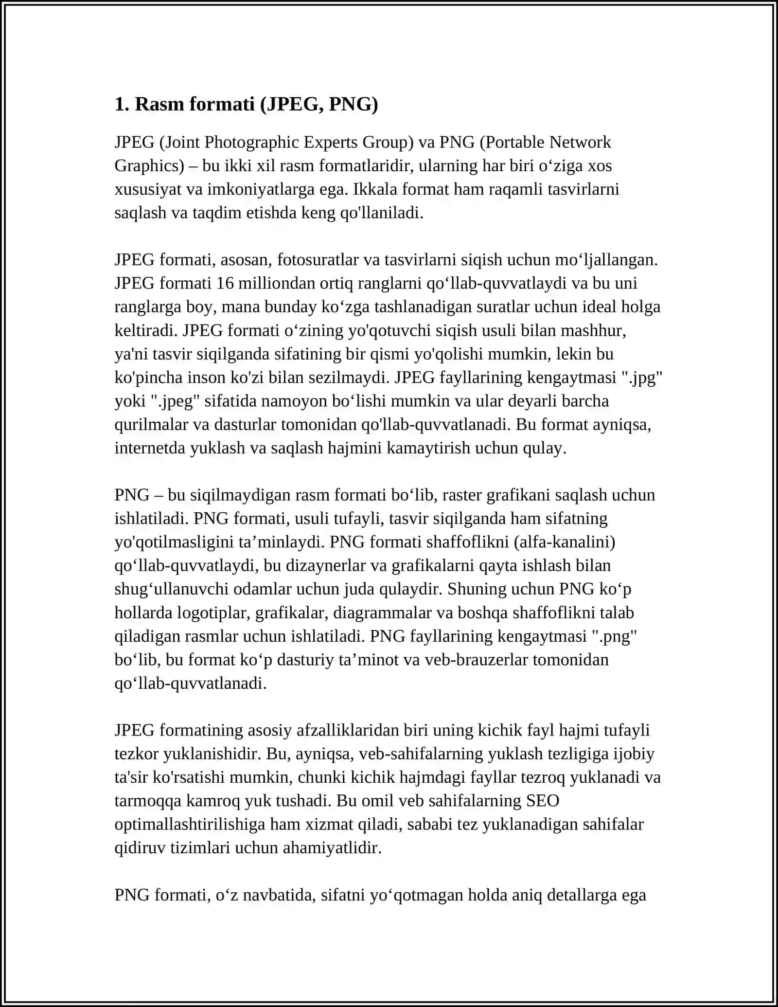 Rasm formati (JPEG, PNG) 3