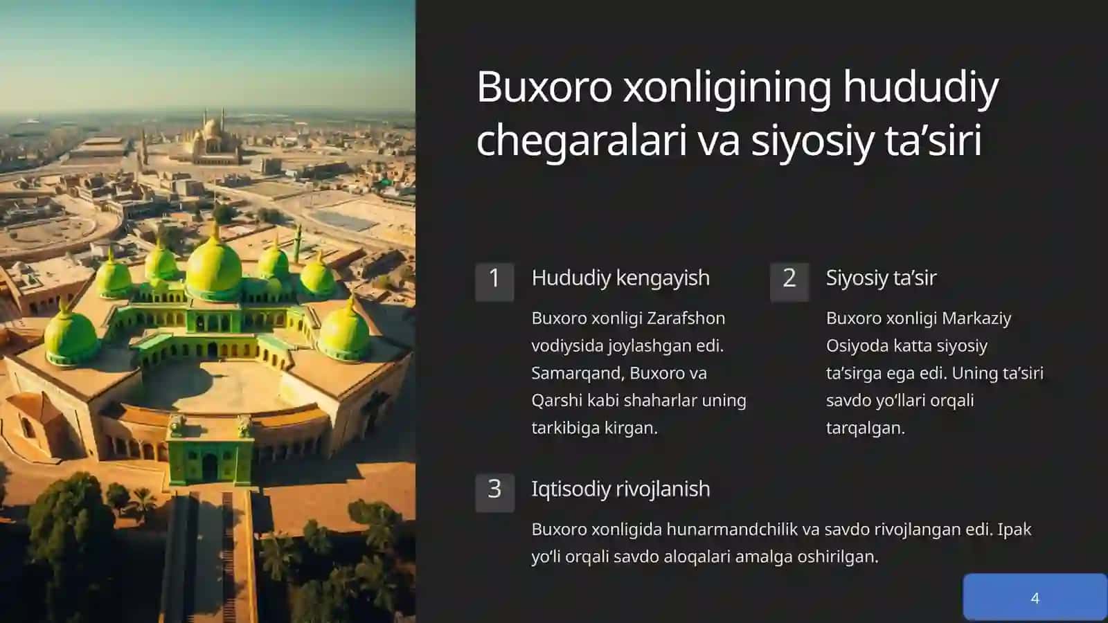 Oʻzbek Xonliklarining Siyosiy Xaritasi 3