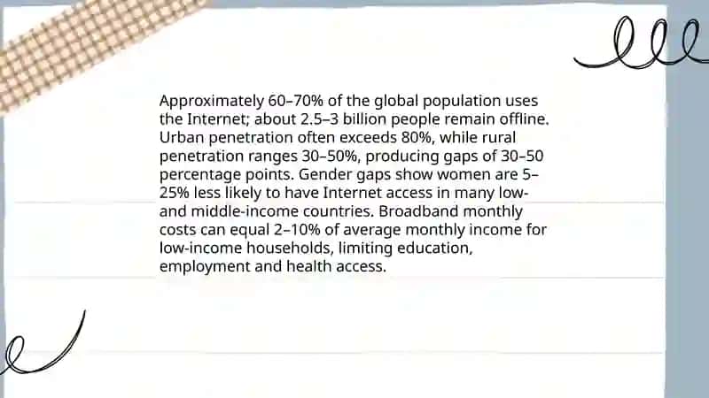 Global problems. Internet and ICT 3