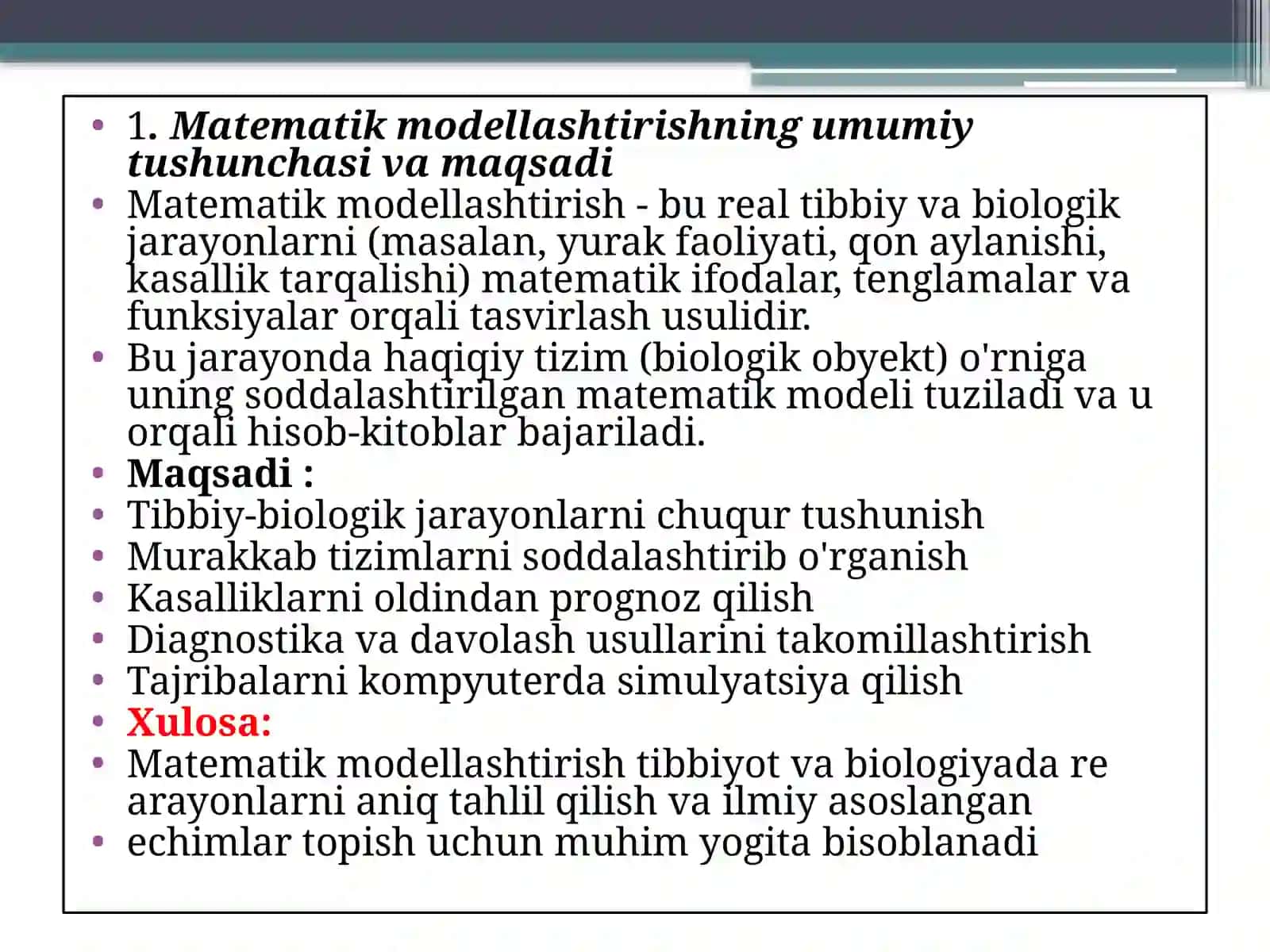 Tibbiyotda axborot texnologiyalari 3