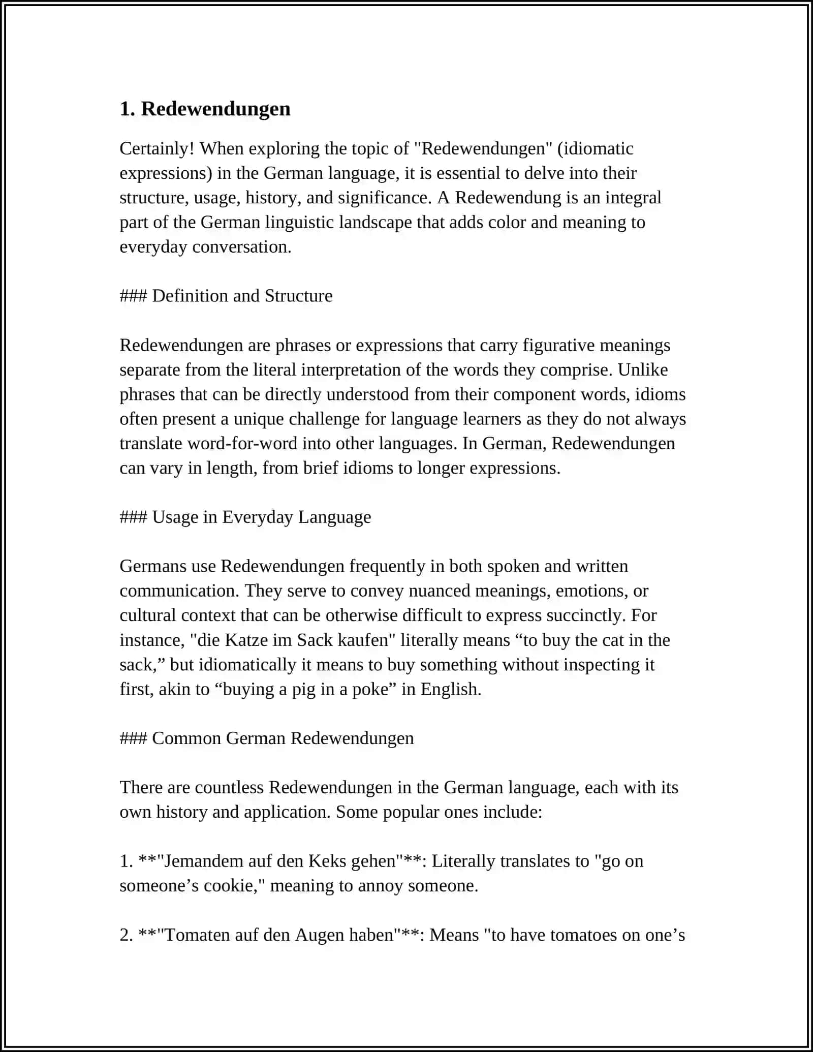 Redewendungen in der deutschen Sprache 3