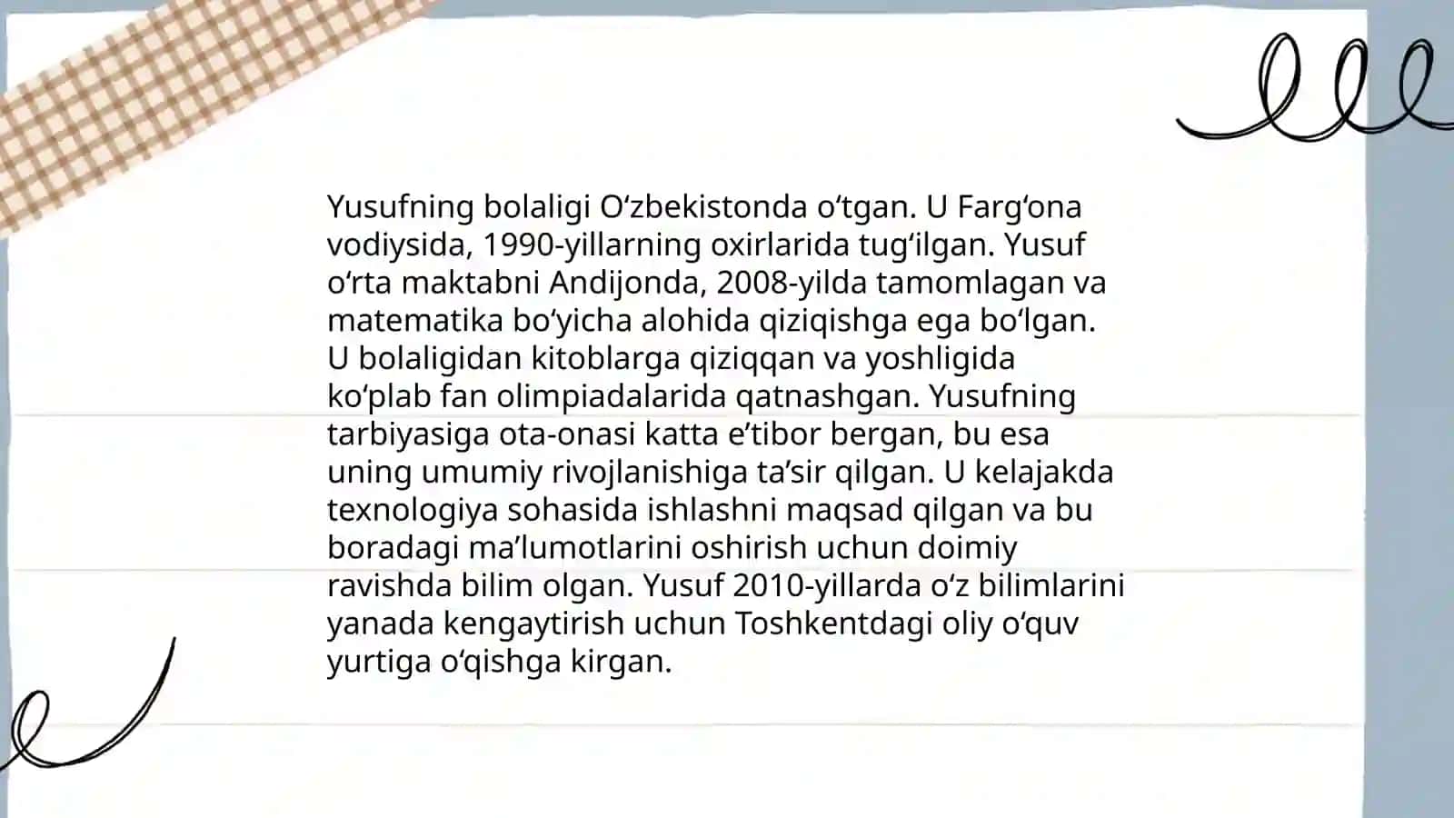 Muhammad Yusuf aftobiografiyasi 3