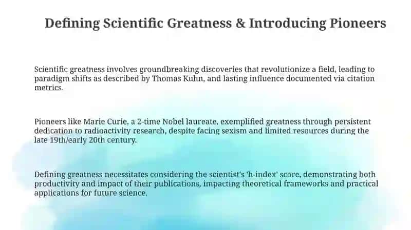 Great scientists and their contribution to science 3