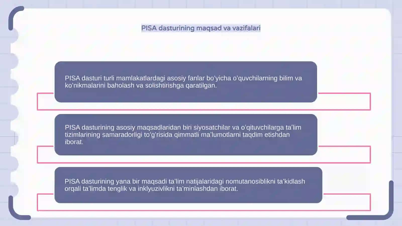 PISA dasturi haqida 3