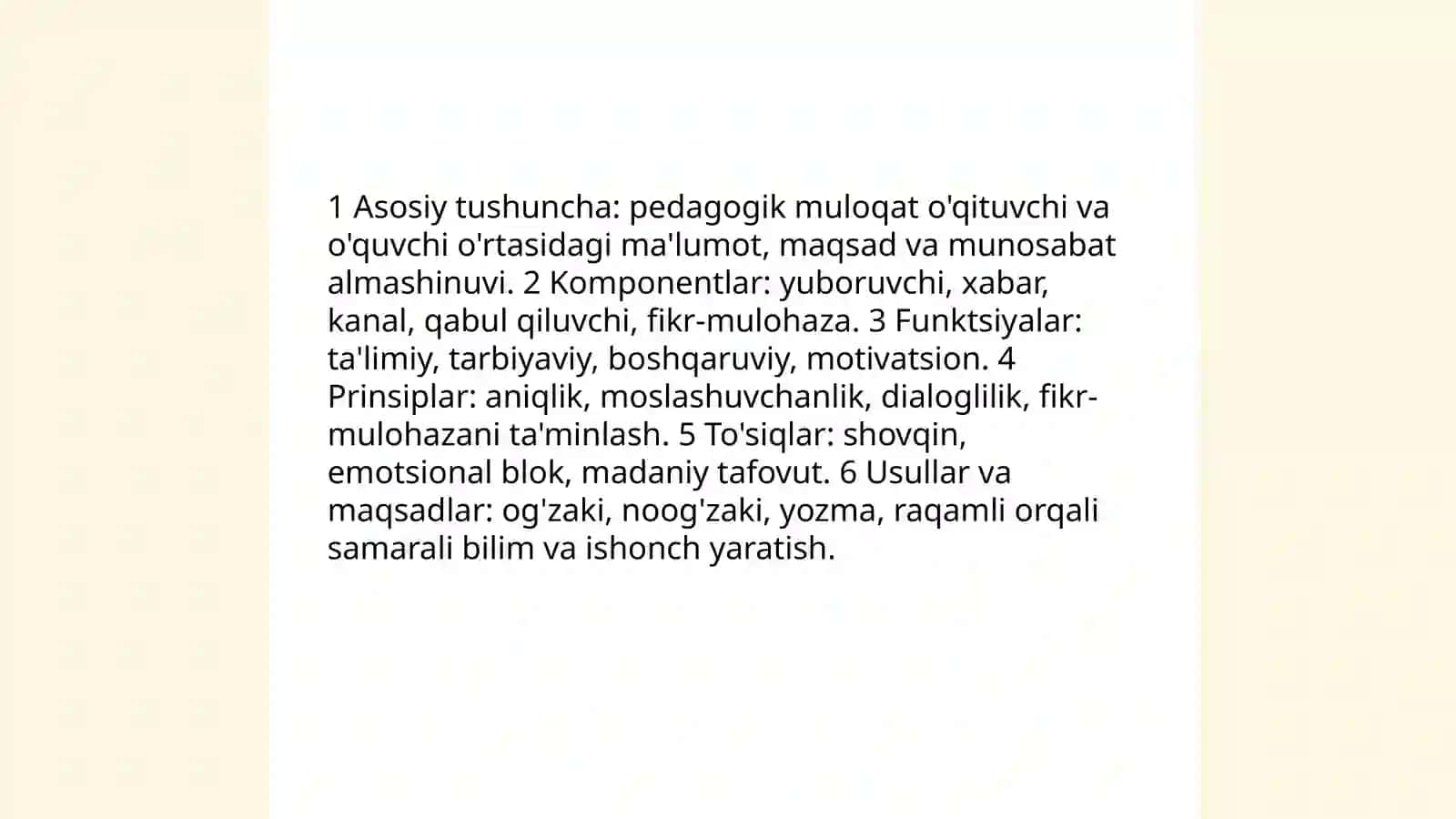 Pedagogik faoliyatda muloqat 3